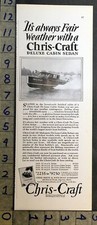 1928 CHRIS-CRAFT SON MOTORBOAT