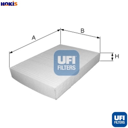 Filter cabin air 122 - air, 53.122.00