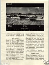 1953 PAPER AD Hubert Johnson